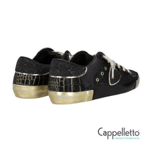Carica l&#39;immagine nel visualizzatore di Gallery, PRSX Donna Glitter Metal Pony Nero/Oro GMP1
