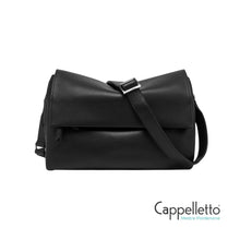 Carica l'immagine nel visualizzatore di Gallery, THREE Borsa in Pelle Nero
