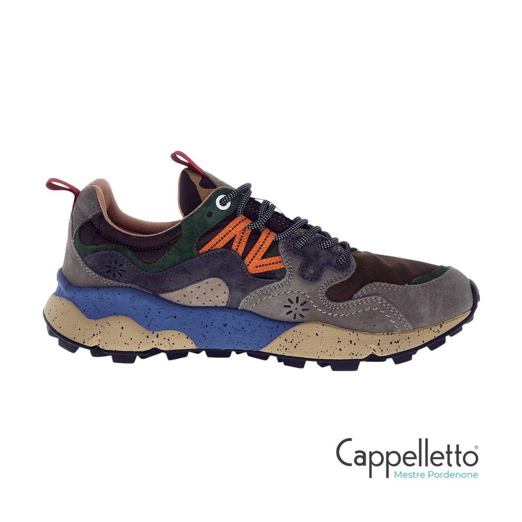 YAMANO 3 Uomo Camo Suede/Nylon Anthracite-Black