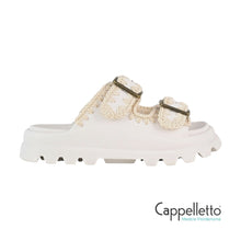 Carica l'immagine nel visualizzatore di Gallery, EVA One-Piece Slide Two Buckle White
