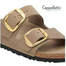 Carica l'immagine nel visualizzatore di Gallery, ARIZONA Donna Big Buckle Oiled Leather Brown Tabacco
