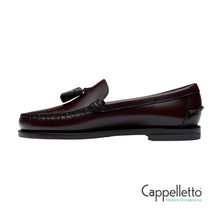 Carica l'immagine nel visualizzatore di Gallery, CLASSIC WILL Mocassino Donna in Pelle Brown Burgundy
