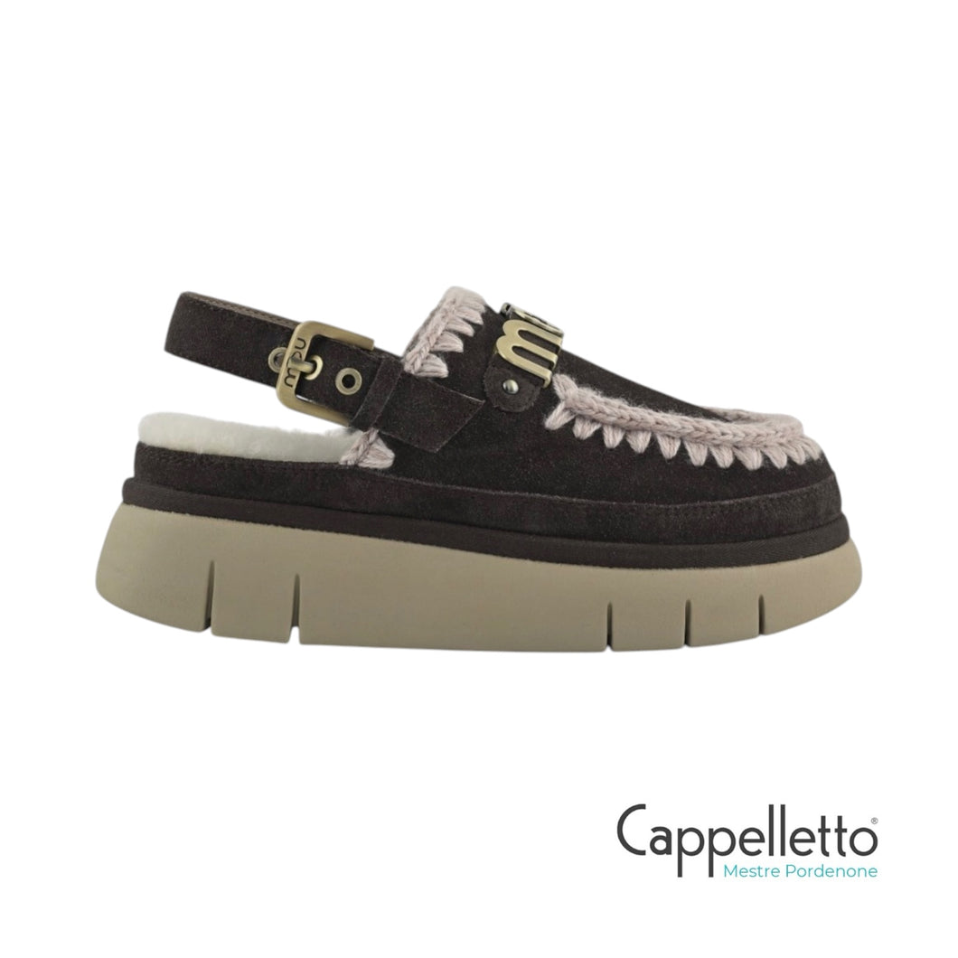 Bounce Clog Back Strap Mocha