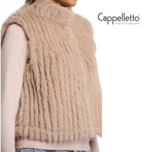 Carica l&#39;immagine nel visualizzatore di Gallery, DAVA Gilet in EcoPelliccia Avena
