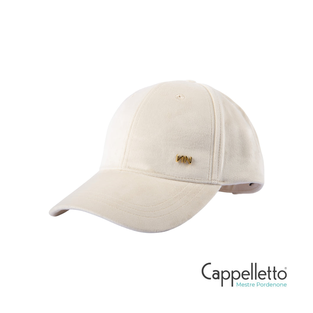 ZELIA Cappello Baseball Logo NN Oro Velluto - Ghiaccio