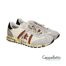 Carica l'immagine nel visualizzatore di Gallery, LUCY Sneaker Uomo Bianco/Cuoio 8189
