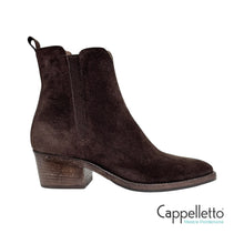 Carica l'immagine nel visualizzatore di Gallery, Tronchetto DD40 in Velour Testa di Moro
