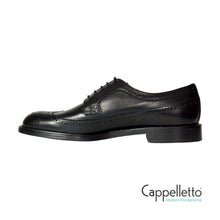 Carica l&#39;immagine nel visualizzatore di Gallery, Scarpa Derby Duilio Butter Nero 118
