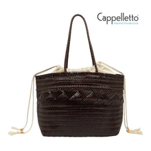 Carica l'immagine nel visualizzatore di Gallery, PALOMA Borsa in Pelle Intrecciata Choco
