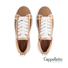 Carica l'immagine nel visualizzatore di Gallery, WEMBLEY Donna in Pelle Intrecciata Marrone Chiaro
