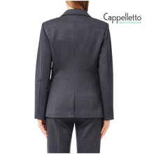 Carica l&#39;immagine nel visualizzatore di Gallery, Blazer Con Bottone Lavagna Scuro/Melange CF5343
