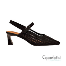 Carica l'immagine nel visualizzatore di Gallery, FLOW SlingBack Cinturini Rete Nero
