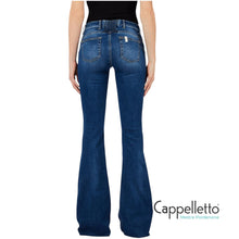 Carica l'immagine nel visualizzatore di Gallery, Jeans Flare con inserto elastico UA6058
