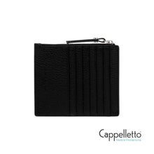 Carica l&#39;immagine nel visualizzatore di Gallery, WALLETS GRAIN 13755 in Pelle Nera
