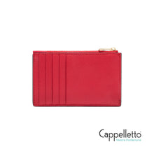 Carica l'immagine nel visualizzatore di Gallery, CAMELIA M Zipped Card Case Ruby
