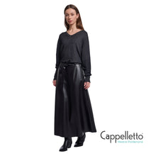 Carica l'immagine nel visualizzatore di Gallery, CHELSEA Gonna Lunga con Cintura Dark Navy

