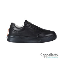 Carica l&#39;immagine nel visualizzatore di Gallery, PHOENIX Sneaker Uomo in Nappa Full Black
