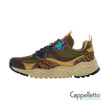 Carica l'immagine nel visualizzatore di Gallery, WAVE UNI Sneakers in Suede/Tessuto Marrone-Verde
