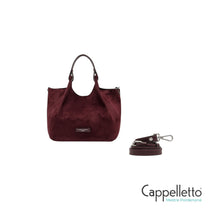 Carica l'immagine nel visualizzatore di Gallery, DUA Borsa Media in Suede Amarone
