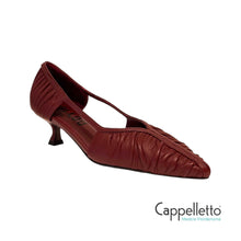 Carica l&#39;immagine nel visualizzatore di Gallery, RIGEL 45 Pump in Pelle Bordeaux
