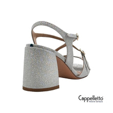 Carica l&#39;immagine nel visualizzatore di Gallery, Sandalo in MicroGlitter Argento
