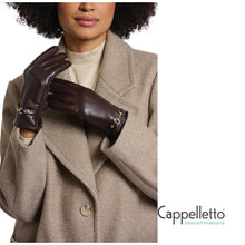 Carica l&#39;immagine nel visualizzatore di Gallery, HAVILA Guanti in EcoPelle Cioccolato

