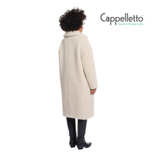 Carica l&#39;immagine nel visualizzatore di Gallery, ELICIA Cappotto Teddy Doppiopetto Betulla
