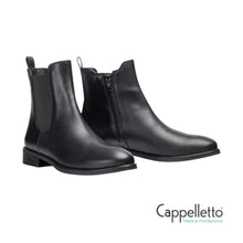 Carica l'immagine nel visualizzatore di Gallery, BARTY Chelsea Boot Donna in Pelle Nera
