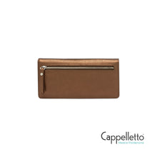 Carica l&#39;immagine nel visualizzatore di Gallery, WALLETS GRAIN 5041 In Pelle Laminata Toasted
