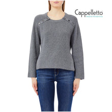 Carica l&#39;immagine nel visualizzatore di Gallery, Maglia Manica Lunga Grigio Melange MF5396
