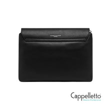 Carica l'immagine nel visualizzatore di Gallery, THREE Borsa in Pelle Nero
