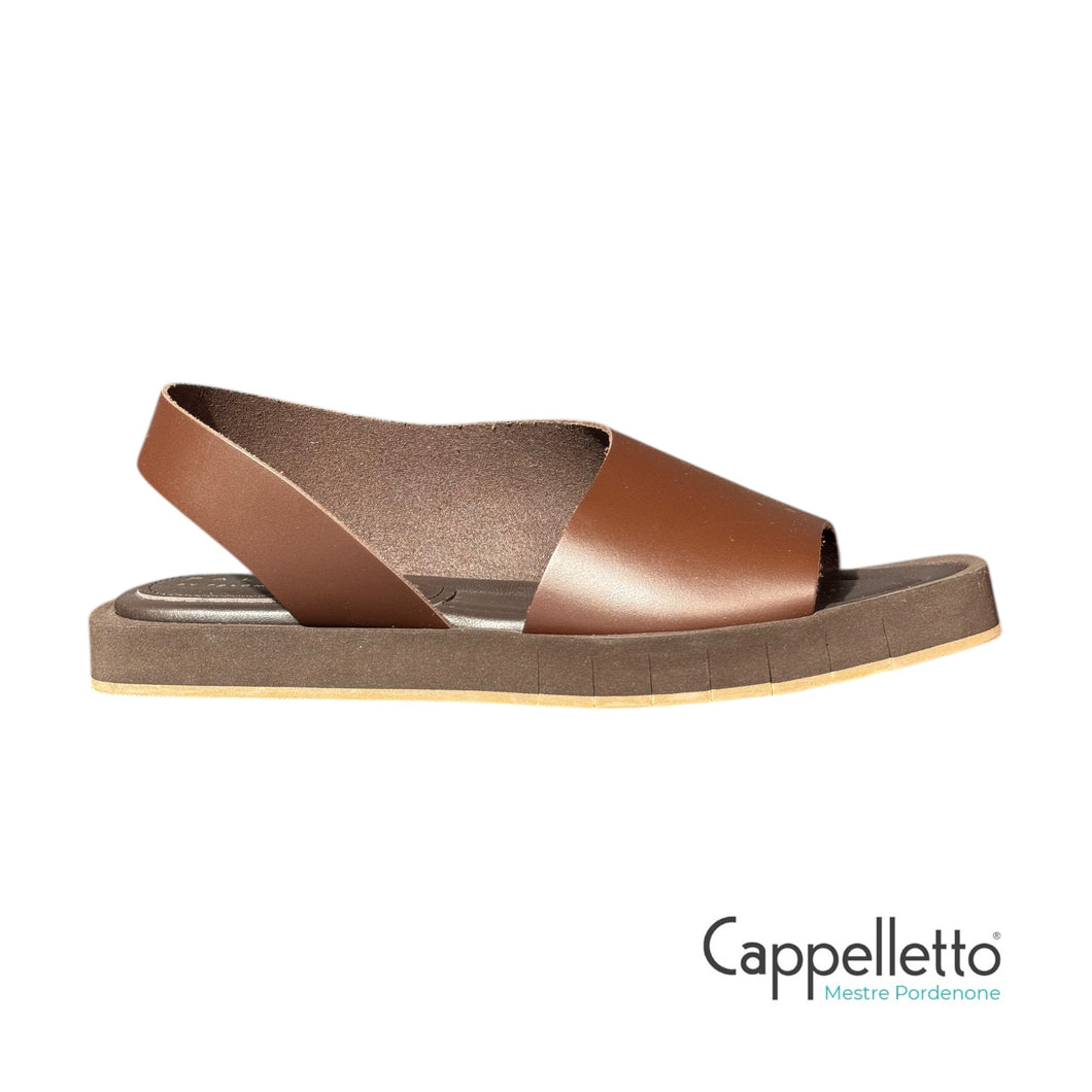 SADDIE Sandalo Flat Calidis Brown