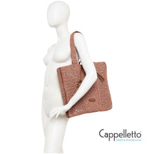 Carica l'immagine nel visualizzatore di Gallery, NEFELI Shopper in Paglia Crochet Taiga
