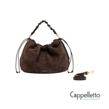 Carica l'immagine nel visualizzatore di Gallery, MORGANA Borsa in Suede Moka
