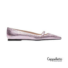 Carica l&#39;immagine nel visualizzatore di Gallery, VULCANO Ballerina in Pelle Rosa
