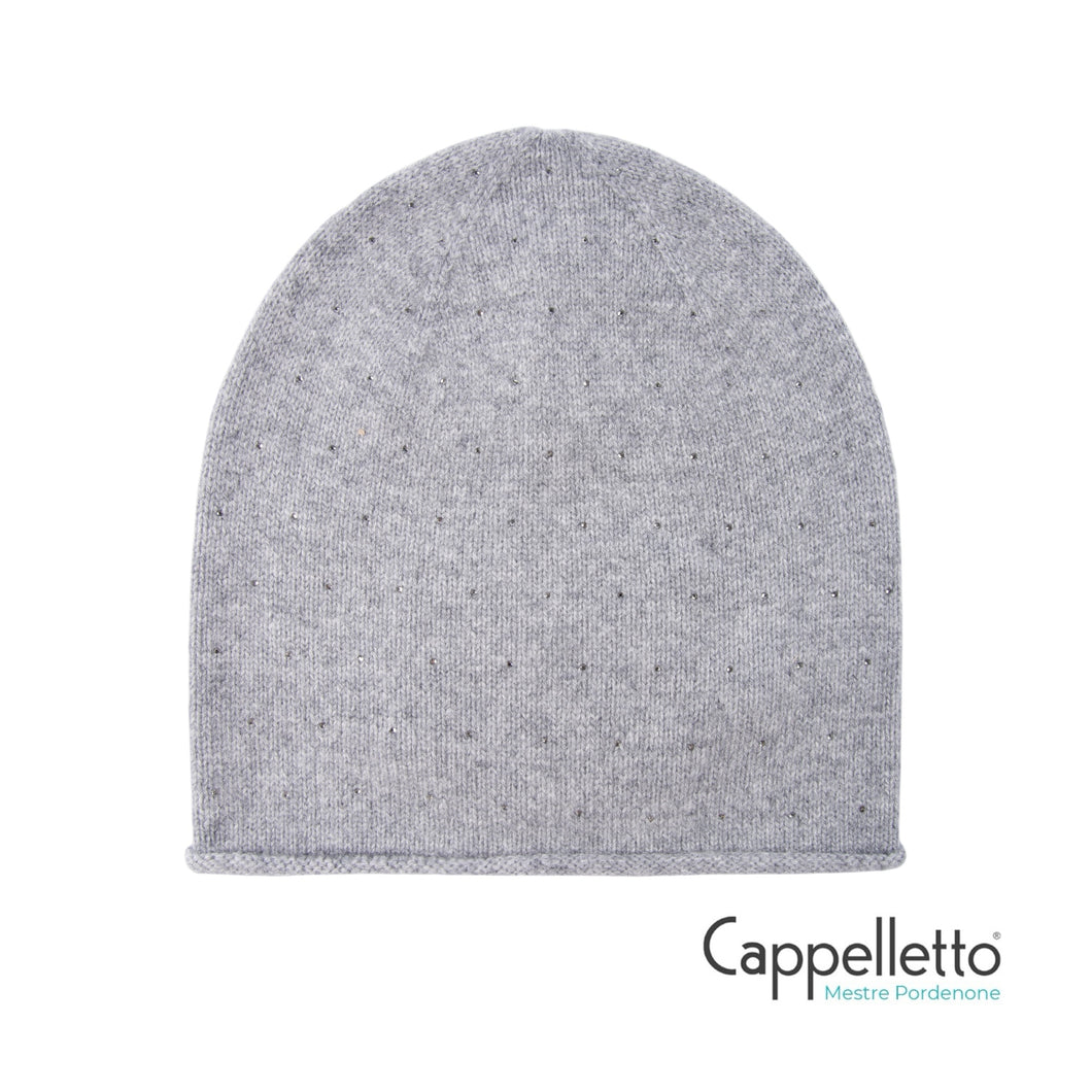 OXFORD Cappellino Cachemire Hotfix All Over Grigio