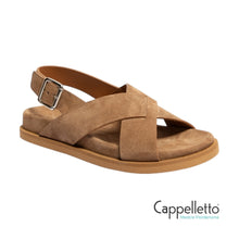Carica l&#39;immagine nel visualizzatore di Gallery, THALIAS Sandalo Fussbet Velour Nicciolettes
