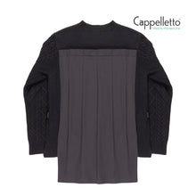 Carica l&#39;immagine nel visualizzatore di Gallery, MIG Maglia Girocollo Inserto Nylon - Nero
