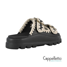 Carica l&#39;immagine nel visualizzatore di Gallery, EVA One-Piece Slide Two Buckle Black/White
