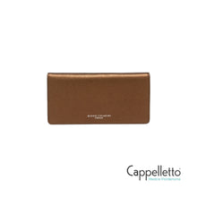 Carica l&#39;immagine nel visualizzatore di Gallery, WALLETS GRAIN 5041 In Pelle Laminata Toasted
