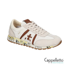Carica l'immagine nel visualizzatore di Gallery, LUCY Sneaker Donna 8417 Panna e Cuoio
