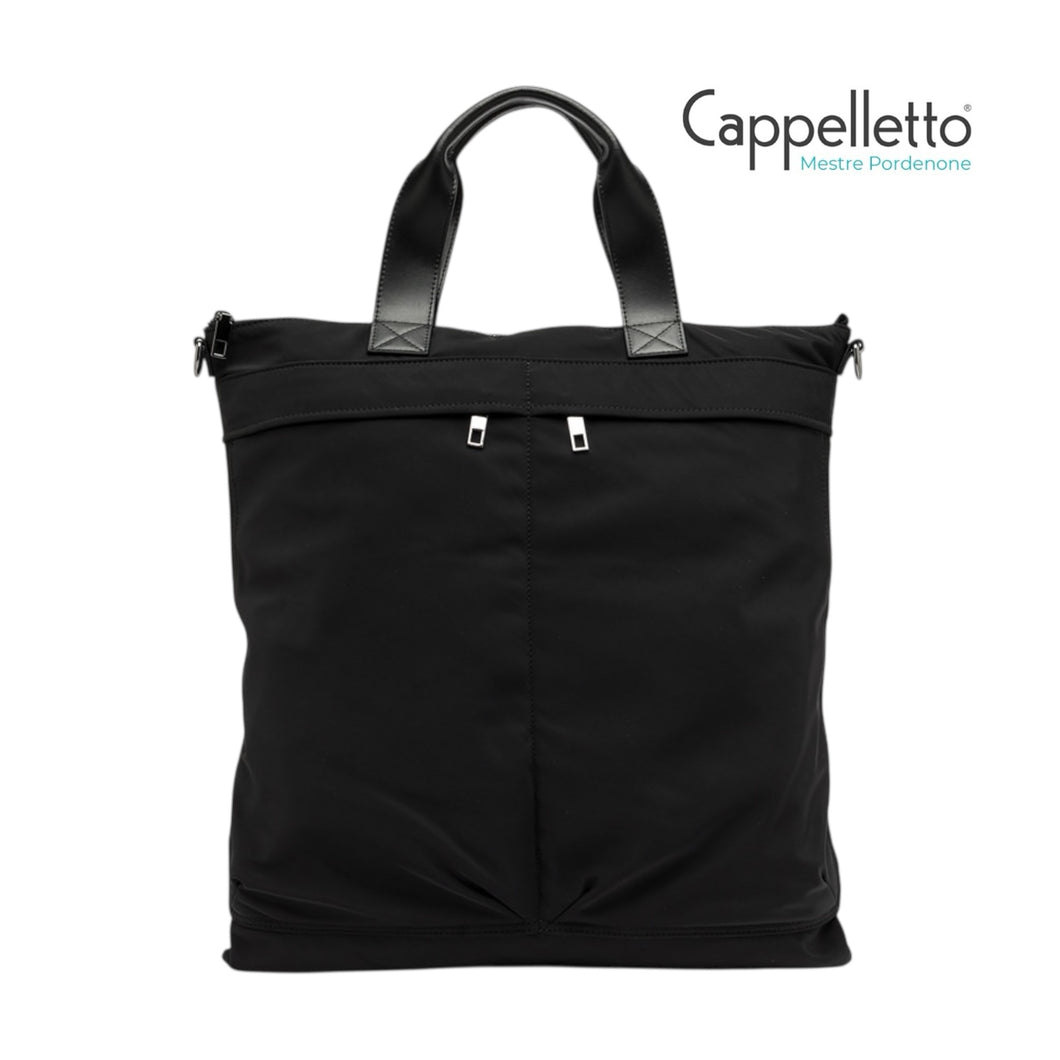 OSLO Borsa/Zaino da Uomo in Nylon Nero