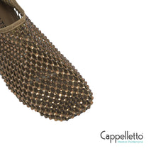 Carica l'immagine nel visualizzatore di Gallery, Ballerina Bijoux Militare/Caramello All Over Strass
