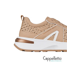 Carica l'immagine nel visualizzatore di Gallery, LIVERPOOL Donna Pelle Intrecciata Camel 2211
