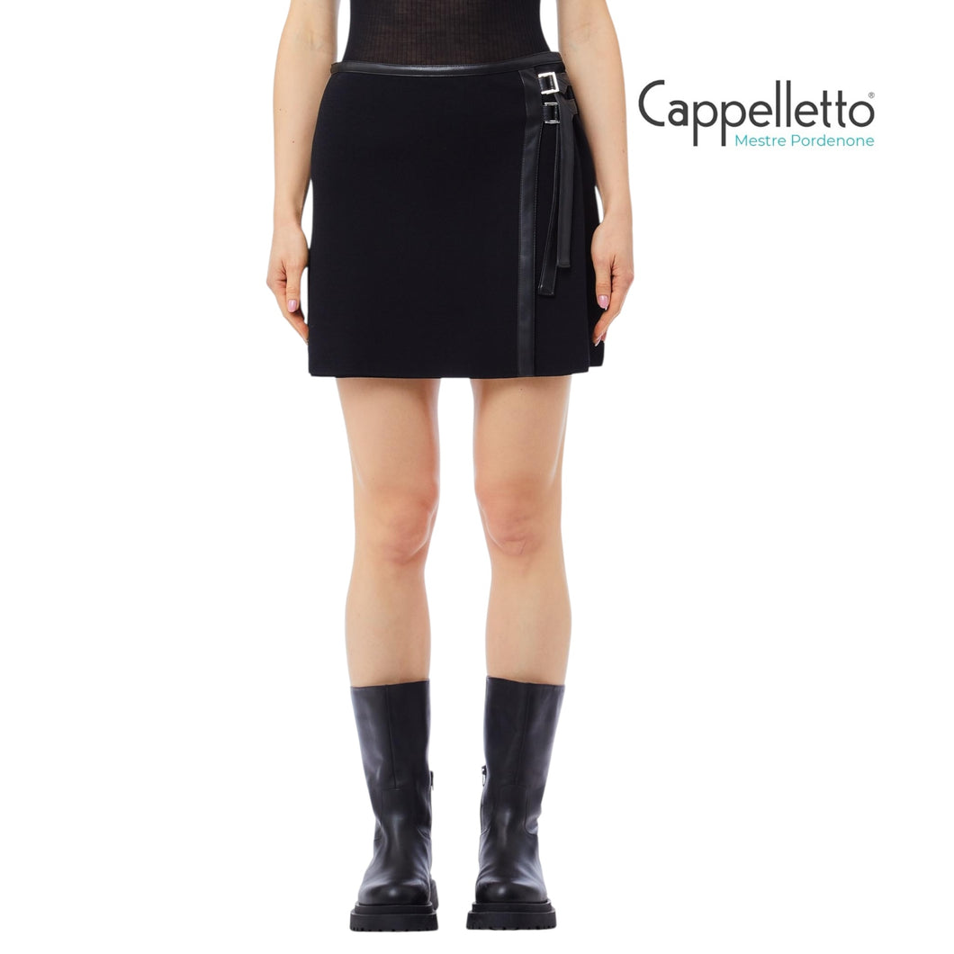 Gonna Mini in Maglia Nera MF5043
