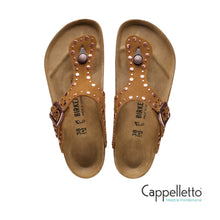 Carica l'immagine nel visualizzatore di Gallery, GIZEH Donna Rivet Infradito Suede Mink
