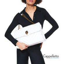 Carica l&#39;immagine nel visualizzatore di Gallery, KENSINGTON Borsa XXL Pelle Bianca
