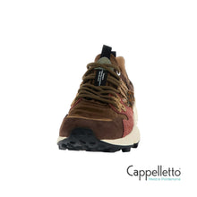 Carica l'immagine nel visualizzatore di Gallery, YAMANO 3 Sneaker UNI Suede/Pony Hair Brown Bordeaux
