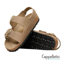Carica l'immagine nel visualizzatore di Gallery, MILANO Donna Big Buckle Tobacco Brown

