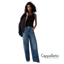 Carica l'immagine nel visualizzatore di Gallery, Top con Applicazioni Gioiello Collar Nero WA6490
